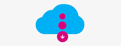 Veranschaulichung einer Betrugsgefahr durch Schadsoftware aus einer "Cloud".