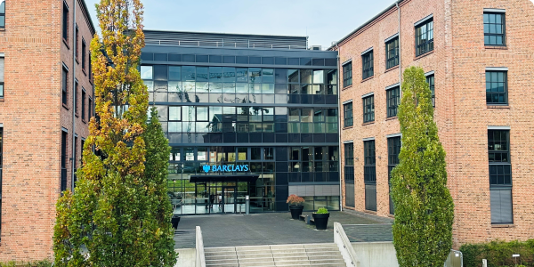 Das Büro von Barclays am Standort Hamburg.